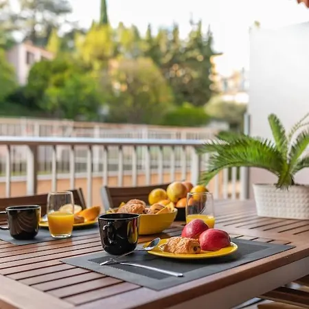 公寓 Cosy Pres Des Palaces Mentonnais